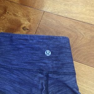 Lululemon denim wunder under crop